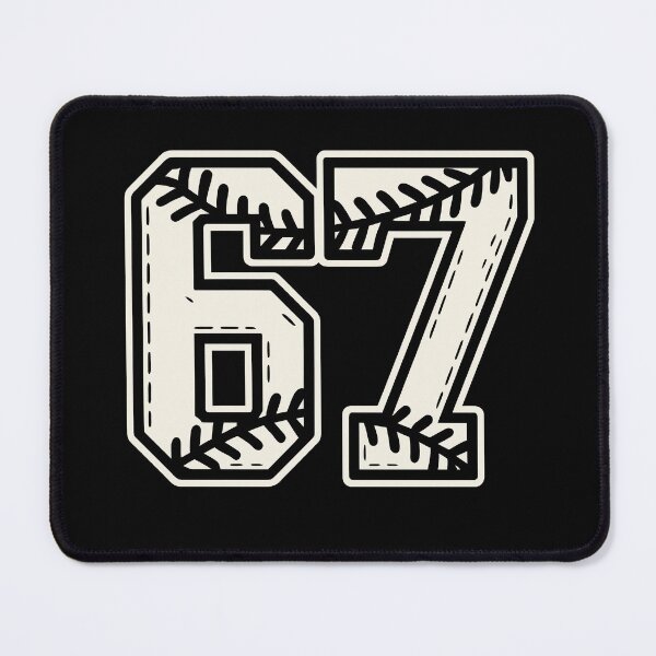 Item preview, Sixty-Seven - Classic Sports Jersey Number designed and sold by ModdiesColors.