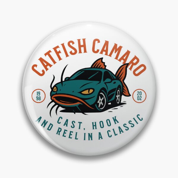 Item preview, Catfish Camaro - Cast, Hook & Reel in a Classic designed and sold by Automotive Art by Greg.