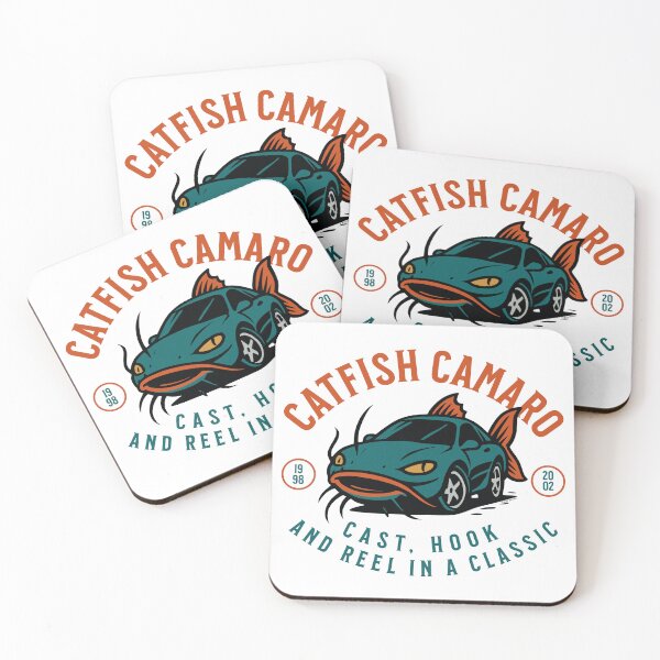 Item preview, Catfish Camaro - Cast, Hook & Reel in a Classic designed and sold by Automotive Art by Greg.