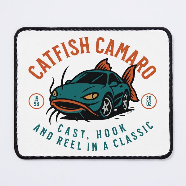 Item preview, Catfish Camaro - Cast, Hook & Reel in a Classic designed and sold by Automotive Art by Greg.
