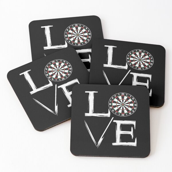Item preview, Darts Bullseye Board Arrows Game Scoreboard Target Love designed and sold by AmparoBoyle.