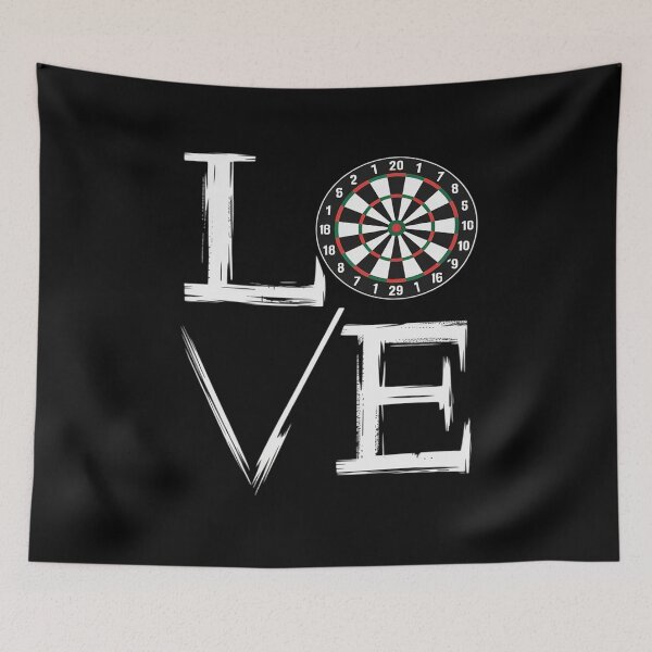 Item preview, Darts Bullseye Board Arrows Game Scoreboard Target Love designed and sold by AmparoBoyle.