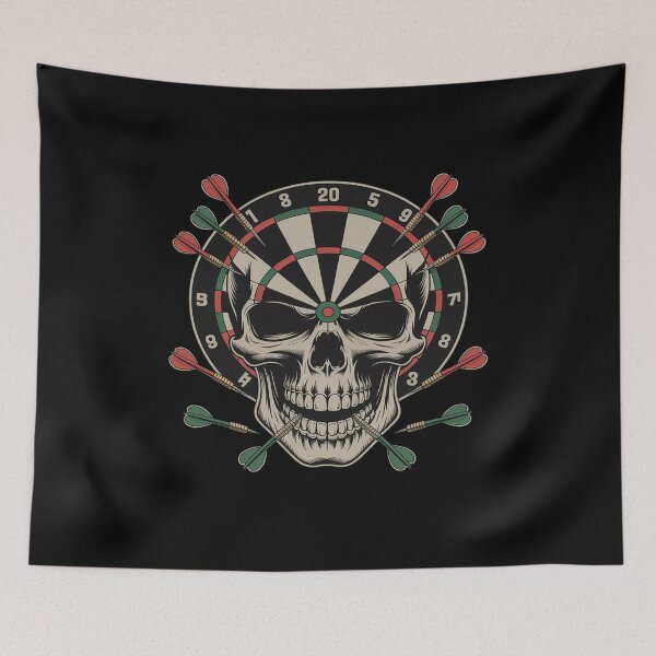 Item preview, Darts Board Skull Darts Players designed and sold by marcusry.