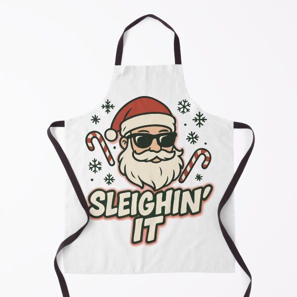 Item preview, Cool Santa Sleighin’ It Christmas T-Shirt – Funny Holiday Santa Gift designed and sold by graphicnew.