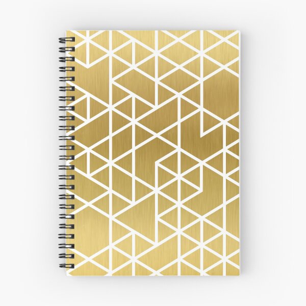 Item preview, Gold and White Geometric Pattern designed and sold by RecoveryGift.