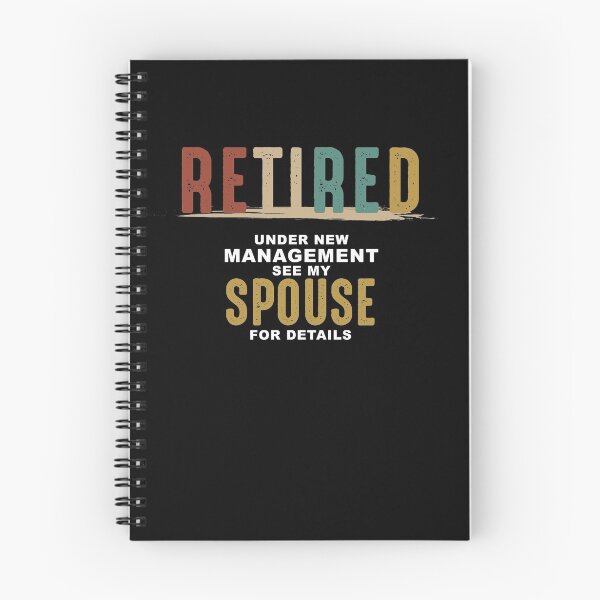 Item preview, Retired Under Spouse Management designed and sold by TomGiantDesigns.
