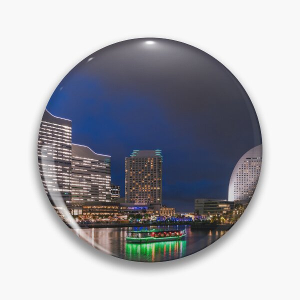 Item preview, Night view of Minato Mirai District 21 in Yokohama, Japan designed and sold by WorldScenery.