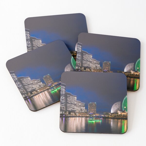 Item preview, Night view of Minato Mirai District 21 in Yokohama, Japan designed and sold by WorldScenery.