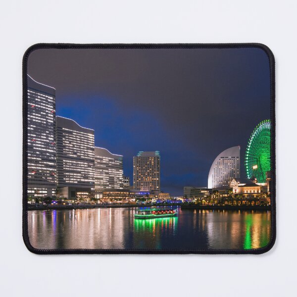 Item preview, Night view of Minato Mirai District 21 in Yokohama, Japan designed and sold by WorldScenery.