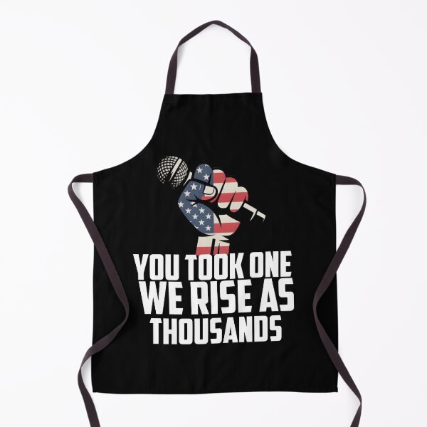 Item preview, Patriotic Fist Microphone T-Shirt designed and sold by ThamirArtistry.