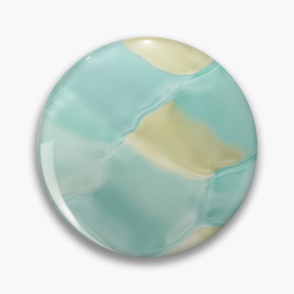 Item preview, Abstract Liquid Tile Pattern: Soft Mint & Yellow 3D Background designed and sold by RudArtAI.