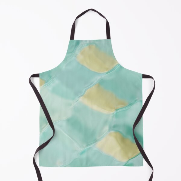 Item preview, Abstract Liquid Tile Pattern: Soft Mint & Yellow 3D Background designed and sold by RudArtAI.