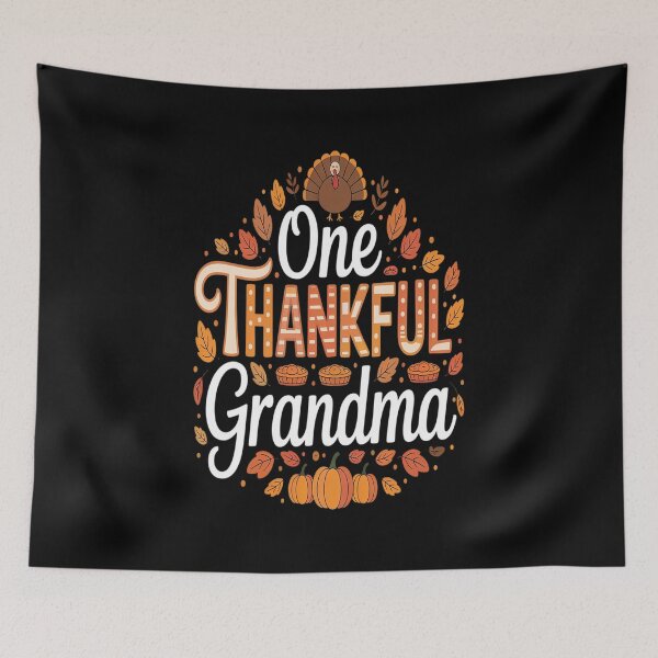 Item preview, ONE THANK FULL GRANDMA BLESSED FAMILY designed and sold by VladoZork.