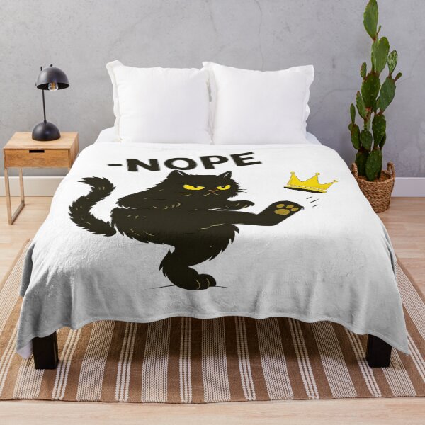 Item preview, No Kings in America Black Cat Shirt designed and sold by ThamirArtistry.