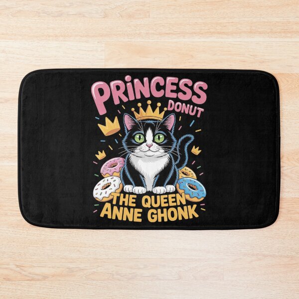 Item preview, Cat Princess Pastry Vibes Donut Queen Art  designed and sold by KonstanKoraner.