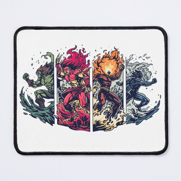 Item preview, Elemental Avatar: Fire, Water, Earth, and Air – Epic Characters designed and sold by PepeMilano.