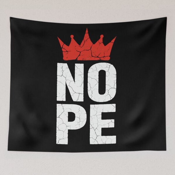 Item preview, NOPE No Kings T-Shirt designed and sold by ThamirArtistry.