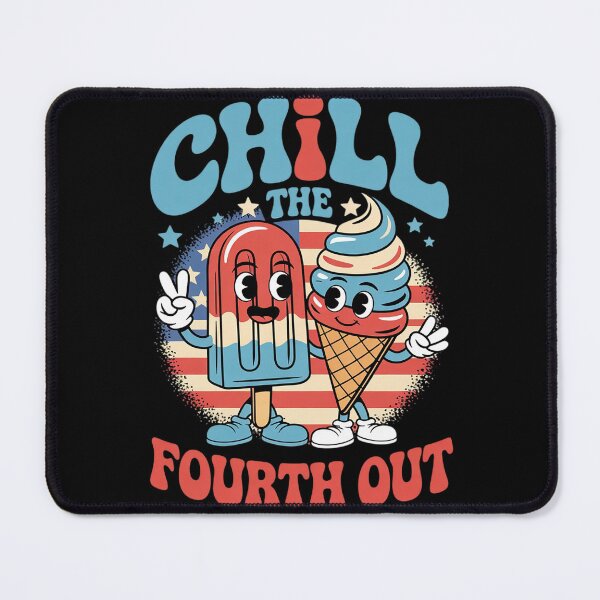 Item preview, Chill The Fourth Out 4th of July Patriotic USA Flag  designed and sold by KonstanKoraner.