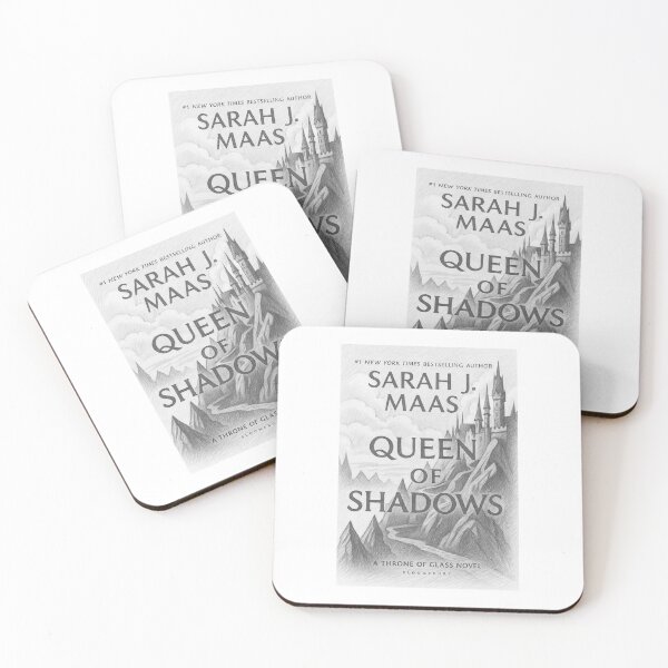 Item preview, Queen of Shadows boom cover (black and white)  designed and sold by biblio_phile.