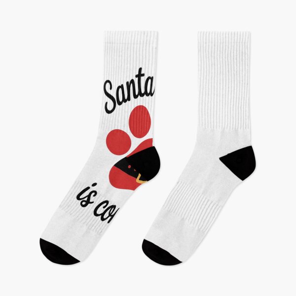Item preview, Santa Paws Is Coming! Cute Cat Lovers Christmas designed and sold by VladoZork.
