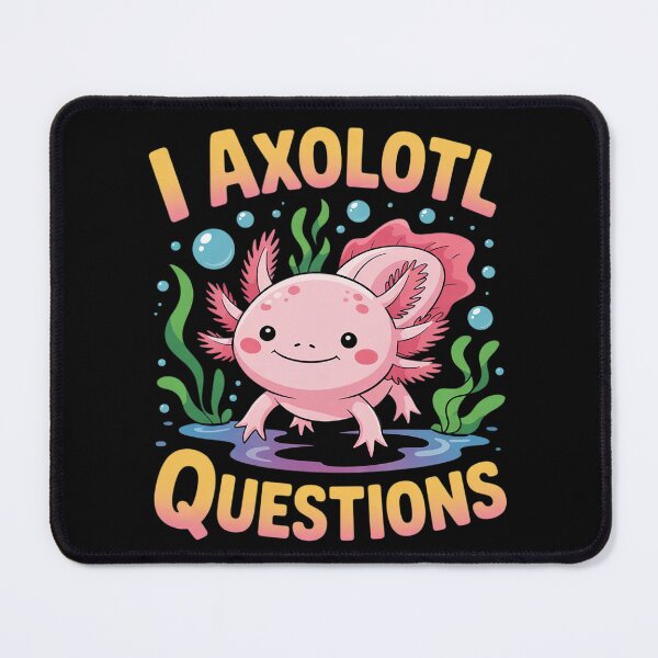 Item preview, Cute & I Axolotl Questions Walking Fish Ask A Lot Pun  designed and sold by KonstanKoraner.