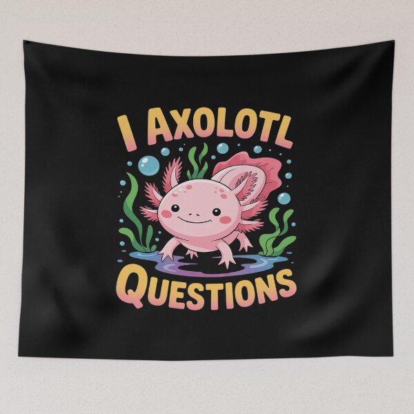 Item preview, Cute & I Axolotl Questions Walking Fish Ask A Lot Pun  designed and sold by KonstanKoraner.