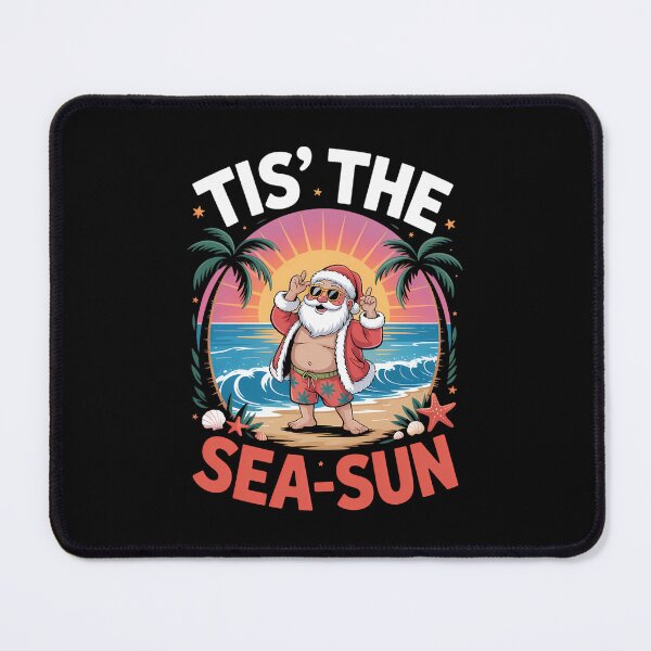 Item preview, Tis The Sea-Sun Christmas In July Tropical Dabbing Santa designed and sold by VENOM0RIOT.