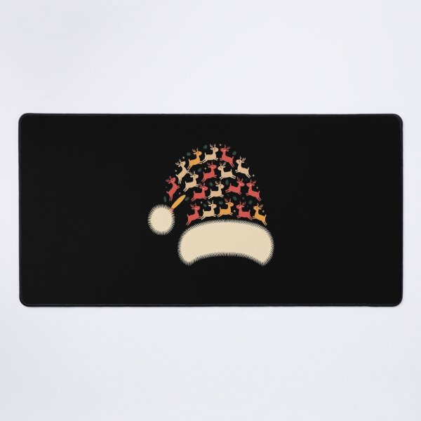 Item preview, Reindeer Santa Claus Hat Earrings designed and sold by VladoZork.