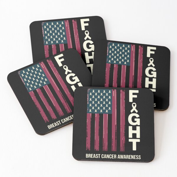 Item preview, USA Pink Flag Breast Cancer Awareness Month designed and sold by VENOM0RIOT.