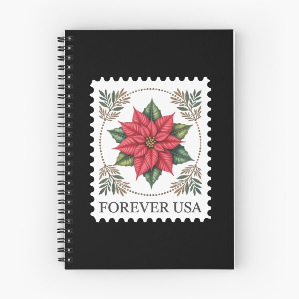Item preview, USPS Christmas Pointsettia Stamp designed and sold by VENOM0RIOT.