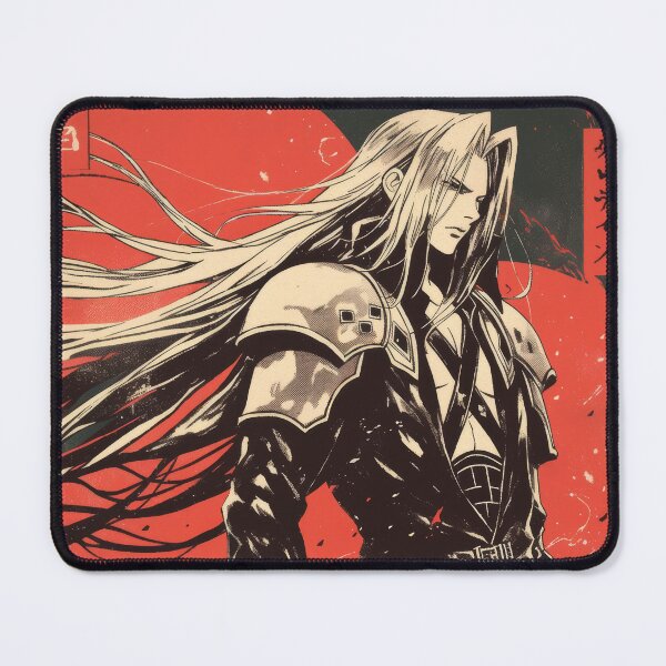 Item preview, Sephiroth Warned Vintage Poster designed and sold by AnimeArsenalPrints.