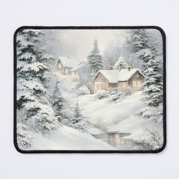 Item preview, Winter Glow by the Stream designed and sold by Lamarcy.
