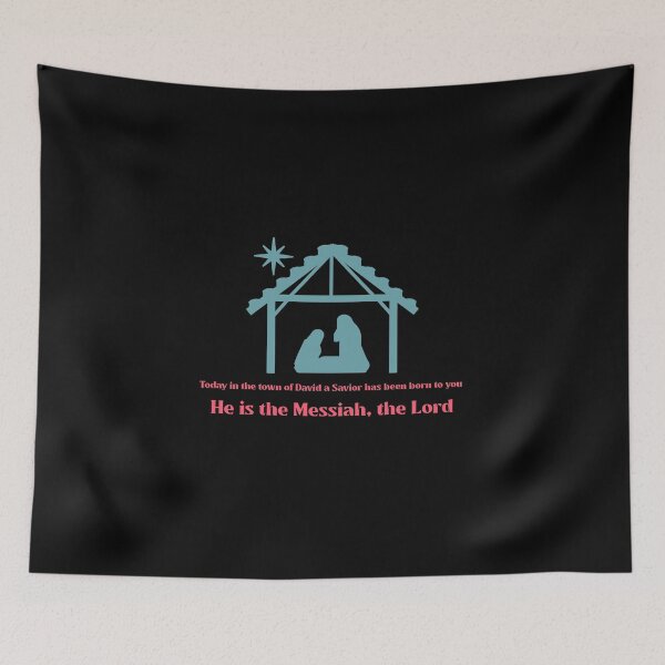 Item preview, Savior has been born today, He is the Messiah, The Lord designed and sold by SofikoDesigns.