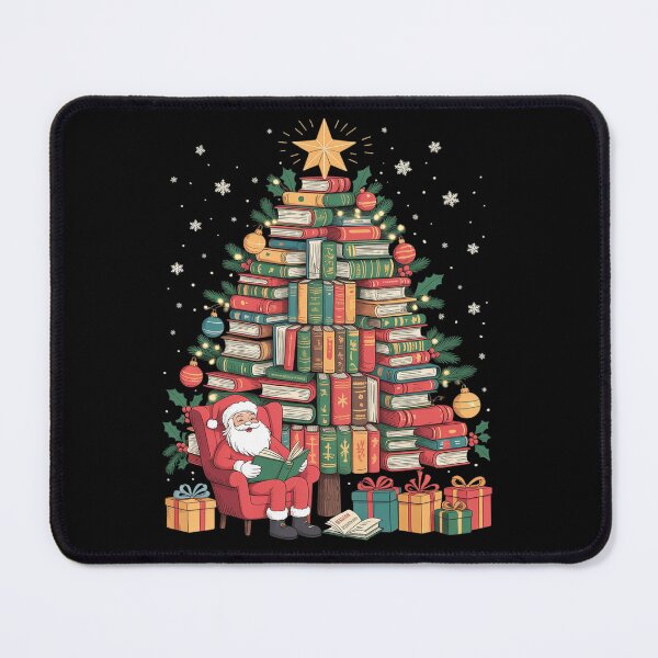 Item preview, Santa's Librarian Books Christmas Tree Favorite designed and sold by VladoZork.