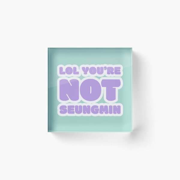 Item preview, SKZ | YOU'RE NOT | SEUNGMIN designed and sold by sevenina.