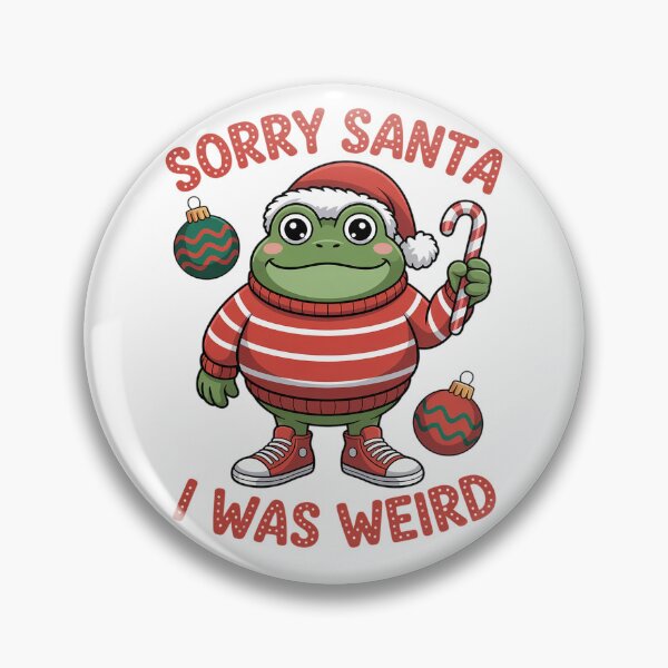 Item preview, Sorry Santa I Was Weird  Funny Christmas Frog Weird Christmas  designed and sold by VladoZork.