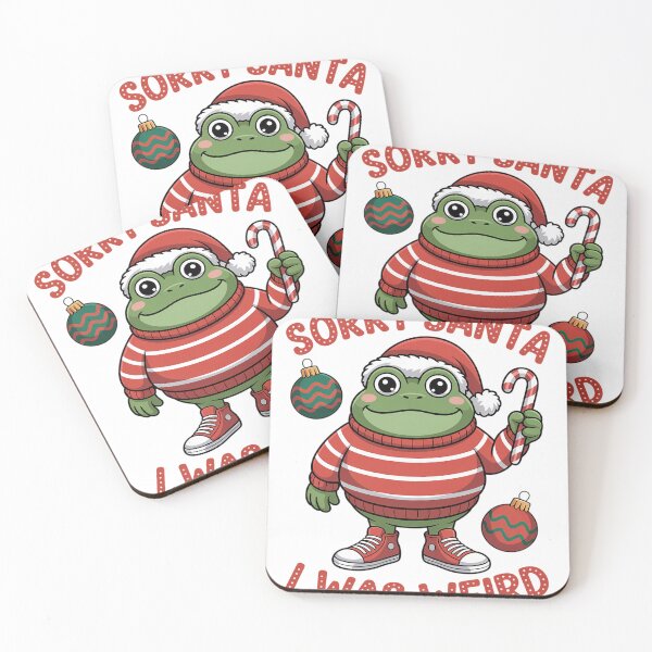 Item preview, Sorry Santa I Was Weird  Funny Christmas Frog Weird Christmas  designed and sold by VladoZork.