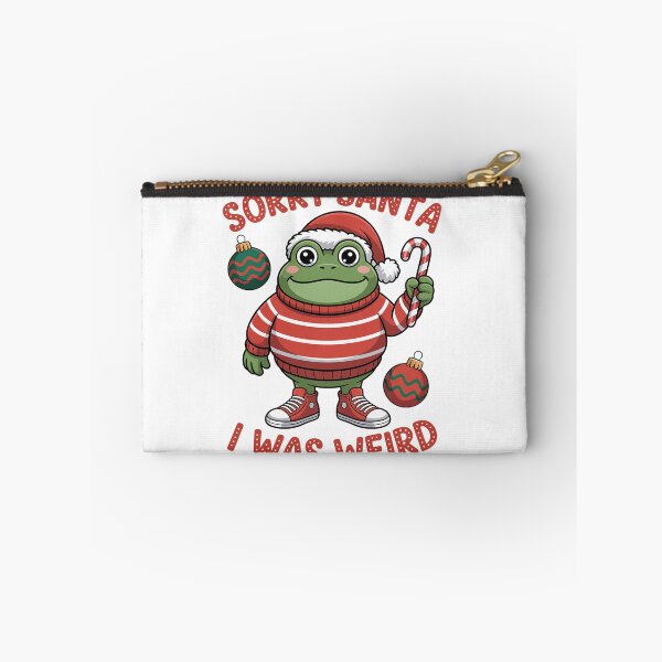 Item preview, Sorry Santa I Was Weird  Funny Christmas Frog Weird Christmas  designed and sold by VladoZork.