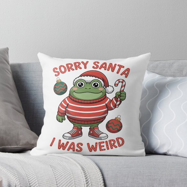 Item preview, Sorry Santa I Was Weird  Funny Christmas Frog Weird Christmas  designed and sold by VladoZork.