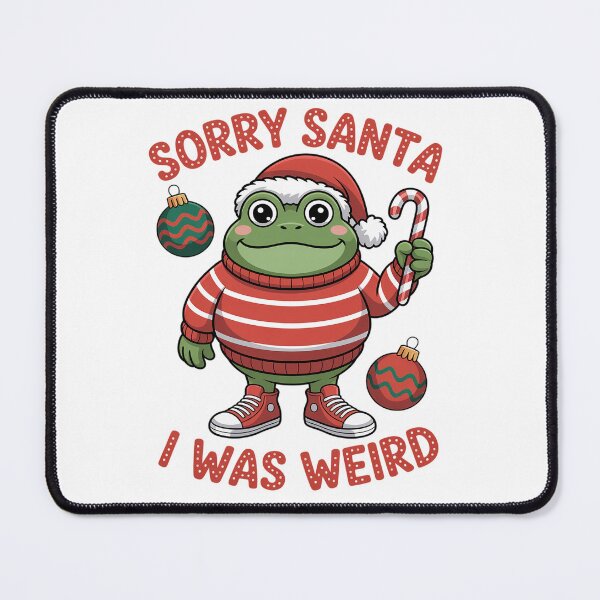 Item preview, Sorry Santa I Was Weird Funny Christmas Frog Weird Christmas designed and sold by VladoZork.