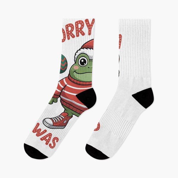Item preview, Sorry Santa I Was Weird  Funny Christmas Frog Weird Christmas  designed and sold by VladoZork.