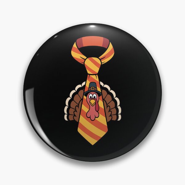 Item preview, Tie Turkey Face Necktie Happy Thanksgiving Day Bird designed and sold by VladoZork.