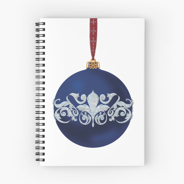 Item preview, Embroidery-style Ornament - Blue & White designed and sold by HoneyPopShop.
