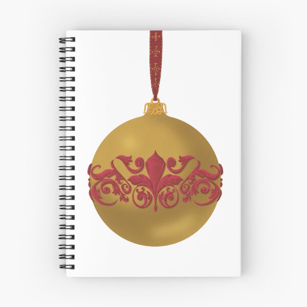 Item preview, Embroidery-style Ornament - Gold & Red designed and sold by HoneyPopShop.