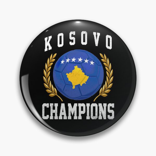 Item preview, SOCCER BALL FLAG CHAMPIONS - KOSOVO - Fans and Teams for Men and Women T-shirt designed and sold by wallsandpatts.