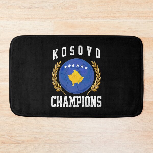 Item preview, SOCCER BALL FLAG CHAMPIONS - KOSOVO - Fans and Teams for Men and Women T-shirt designed and sold by wallsandpatts.