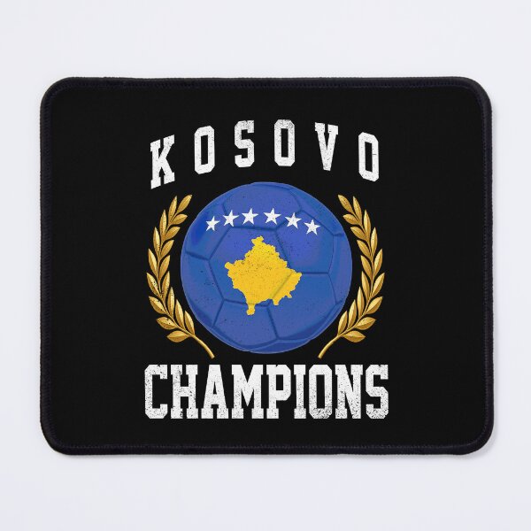 Item preview, SOCCER BALL FLAG CHAMPIONS - KOSOVO - Fans and Teams for Men and Women T-shirt designed and sold by wallsandpatts.