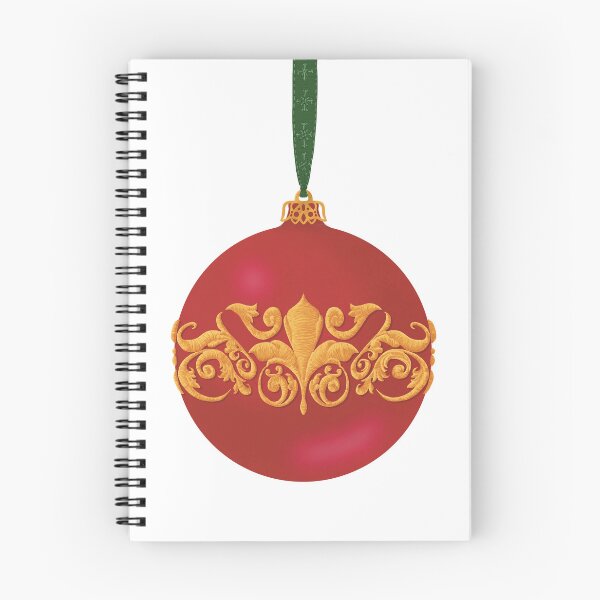 Item preview, Embroidery-style Ornament - Red & Gold designed and sold by HoneyPopShop.
