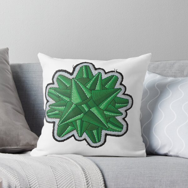 Item preview, Embroidery-style Gift Bow - Green designed and sold by HoneyPopShop.