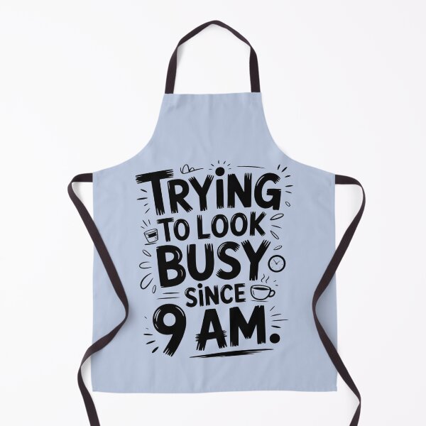Item preview, Trying to Look Busy Since 9 AM – Office Humor Sticker. designed and sold by Teenidesign .